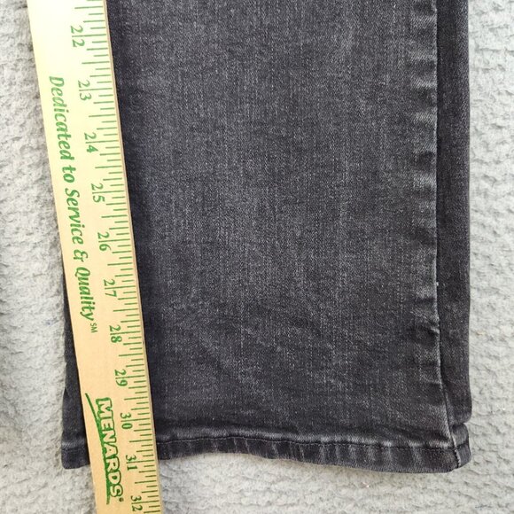 Banana Republic Jeans Women's 31/12 Bootcut Black Denim Pants Stretch Flare - Picture 6 of 13